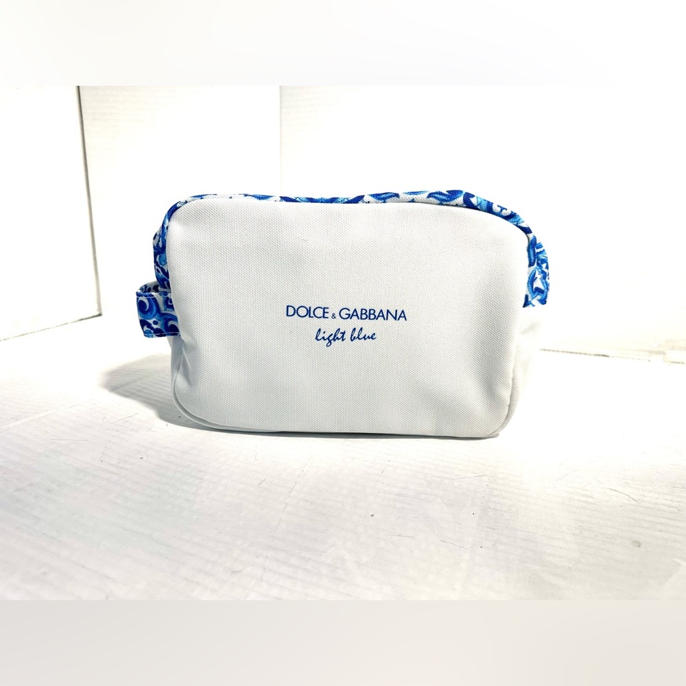 Dolce & Gabbana LIGHT BLUE Summer Vibes Ltd Edition Toiletry Bag / Cosmetic NEW